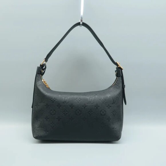 100% Authentic Louis Vuitton Sac Sport Black W/P Monogram Leather Shoulder Bag - Picture 2 of 12